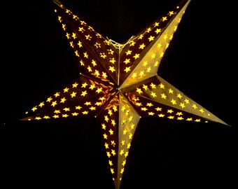 Metallic Gold Luminous Star 60cm