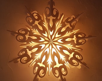 Luminous star Mandala Rosette 60cm