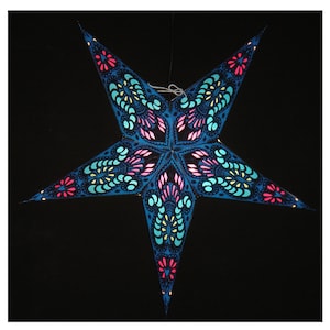 Stella luminosa Arabesque Blu 60 cm