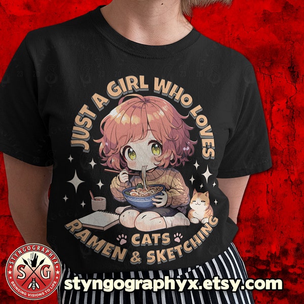 cat lover, Anime clothes, kawaii apparel, Birthday present, mothers day gift for women,  cat owner gift