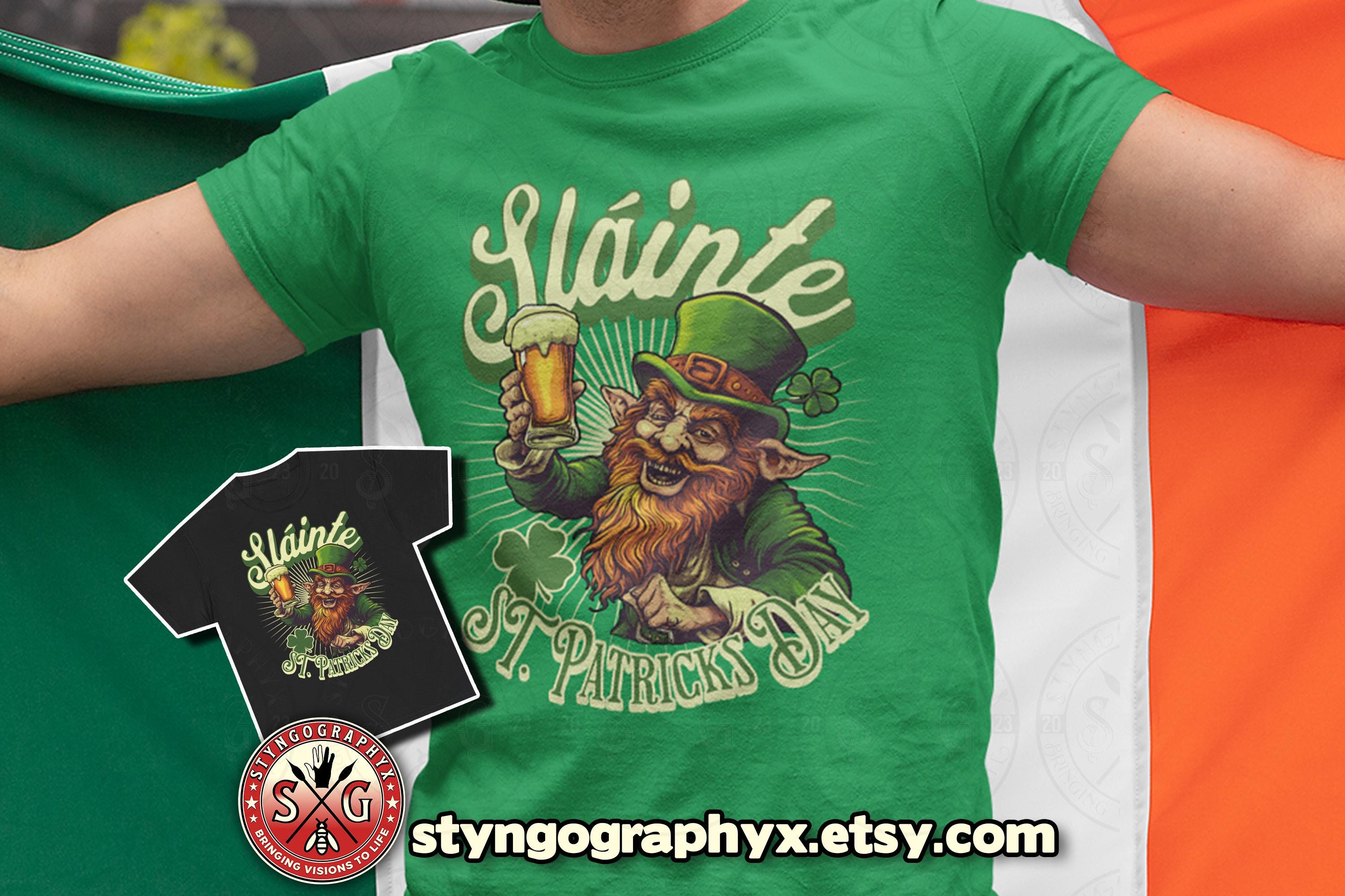 Funny St Patricks day shirt green gift for him and her cute leprechaun graphic funny quote st paddys party outfit tshirt