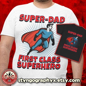 パパのスーパーヒーローTシャツ、父の日の贈り物、お父さんへの誕生日プレゼント、