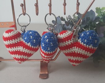 portachiavi a forma di cuore con , scintillanti strass 3d