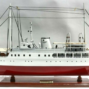 wooden ship model - LE SHEHERAZADE TINTIN - length: 70 cm
