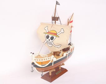 Preciosa maqueta de barco de madera - ONE PIECE - longitud: 41 cm