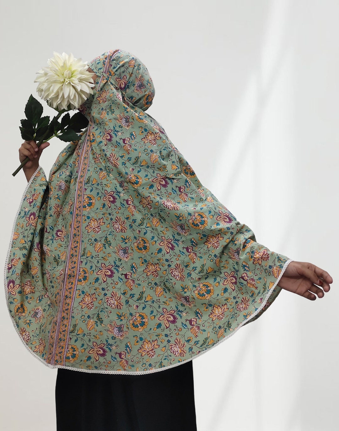 Sky Petals Cotton Namaz Makhna