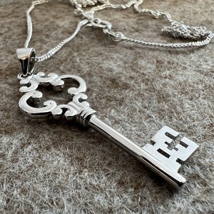 Mens Key Necklace Etsy UK