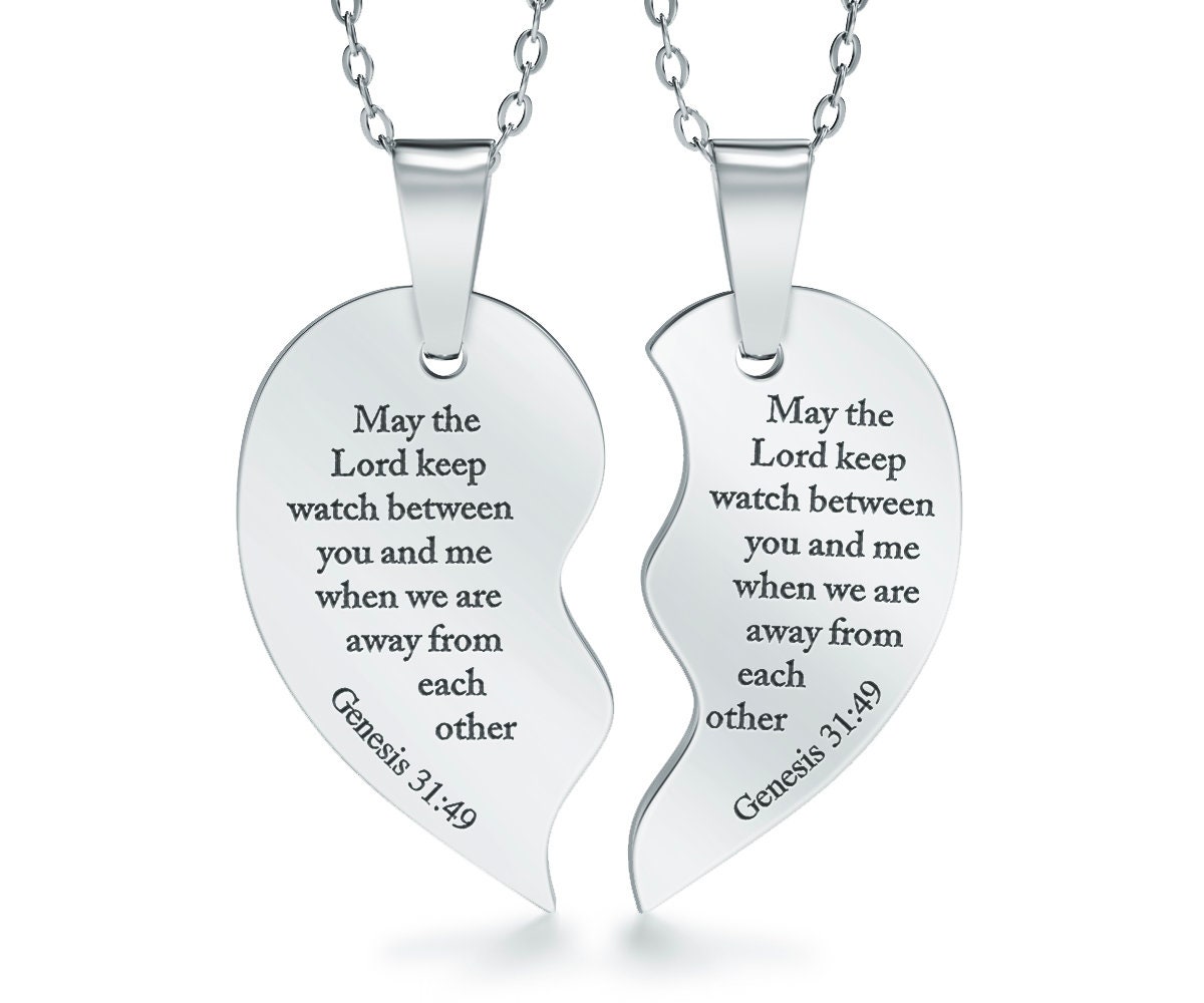 The lord watch between me deals and thee jewelry