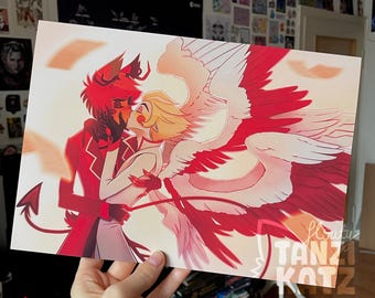 ハズビンホテル・ヴォックスのファンアートポスター - Etsy 日本