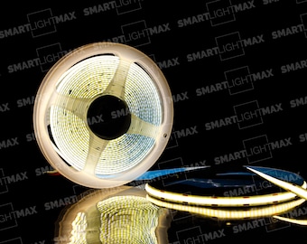 High Density 12V COB LED Strip Light 1m-5m Flexible Tape Rope Cabinet Kitchen Dimmable,LED Continuous Light, Seamless Tape,Color Rendering