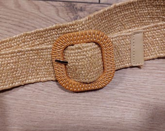 Vintage boho brown waist braided elastic belt|Retro Shirt dress belt,summer spring, Festival outfit,Coachella belt,Vintage accessories