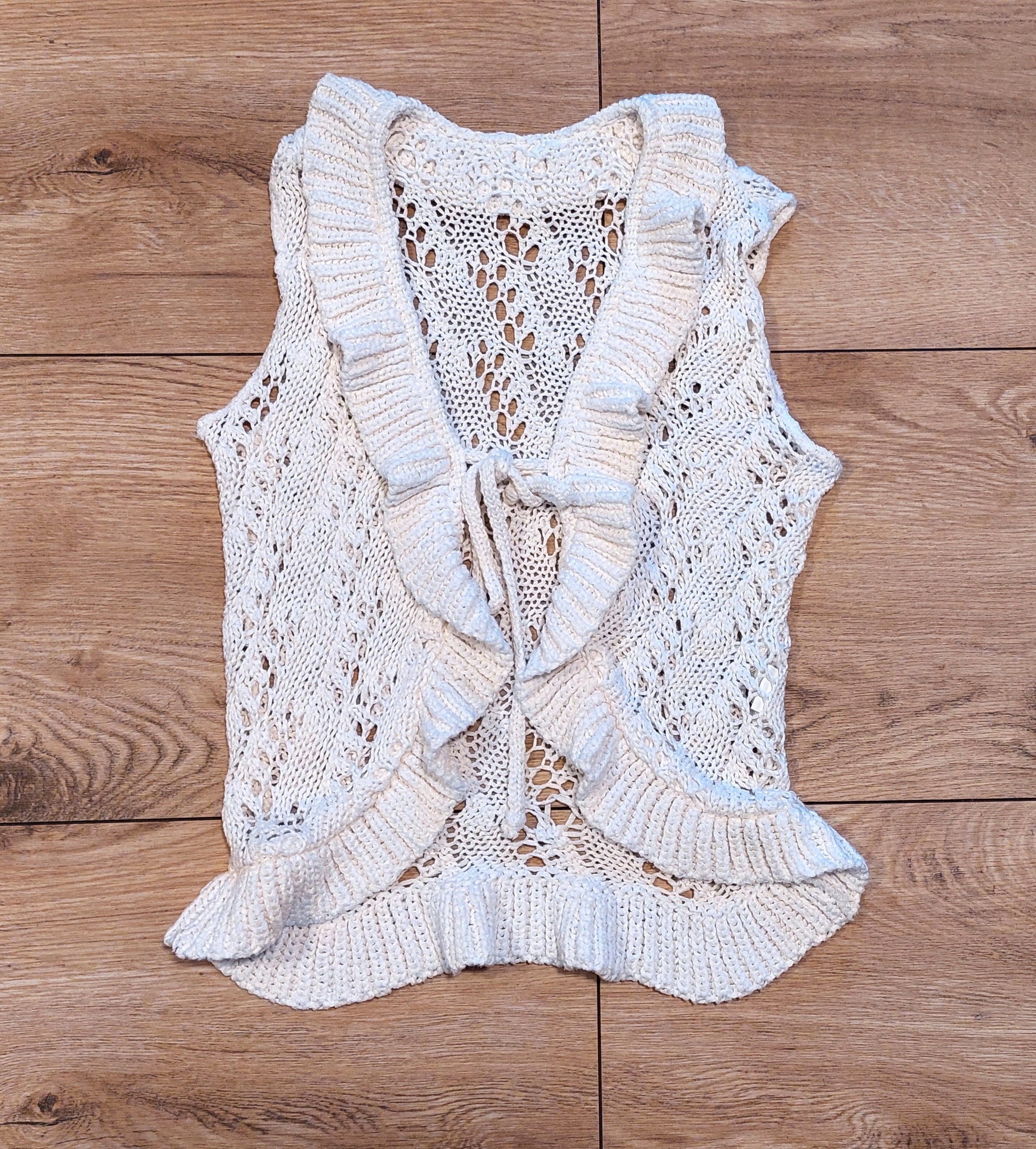 White Lace Vest - Etsy