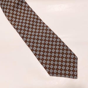Färgglatt abstrakt tryck i vintagestil | Retro herrgåva | Festligt bröllopsaccessoar | Slips | Present till honom | Brudgummens bästa bror