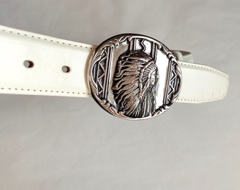 Vintage HORSE HAIR Buckle Belt 32 Southwestern Native  display picture 1
