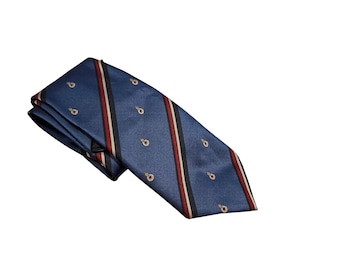 s-l400.jpg Donald J. Trump Men’s Tie Blue Striped Width 3” Length 60” main image 1