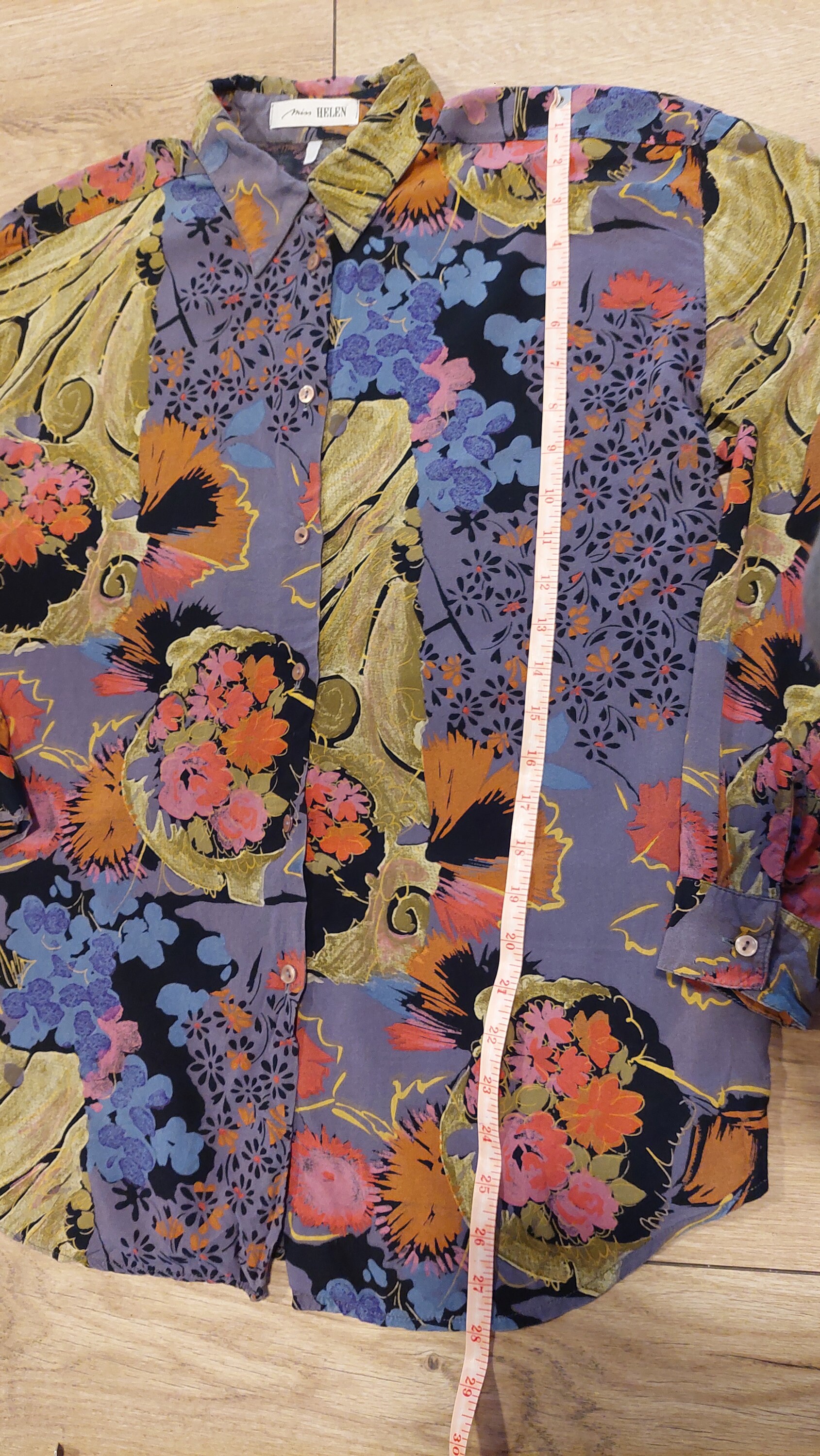 1990’s Floral Blouse