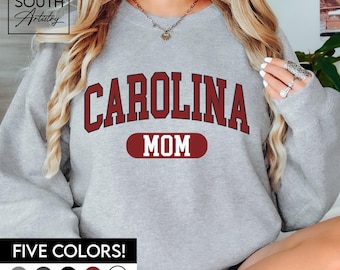 Sudadera de Carolina del Sur para mamá, sudadera personalizada para familiares de Carolina, camiseta cómoda de Carolina para papá, camiseta de Carolina del Sur para abuelos