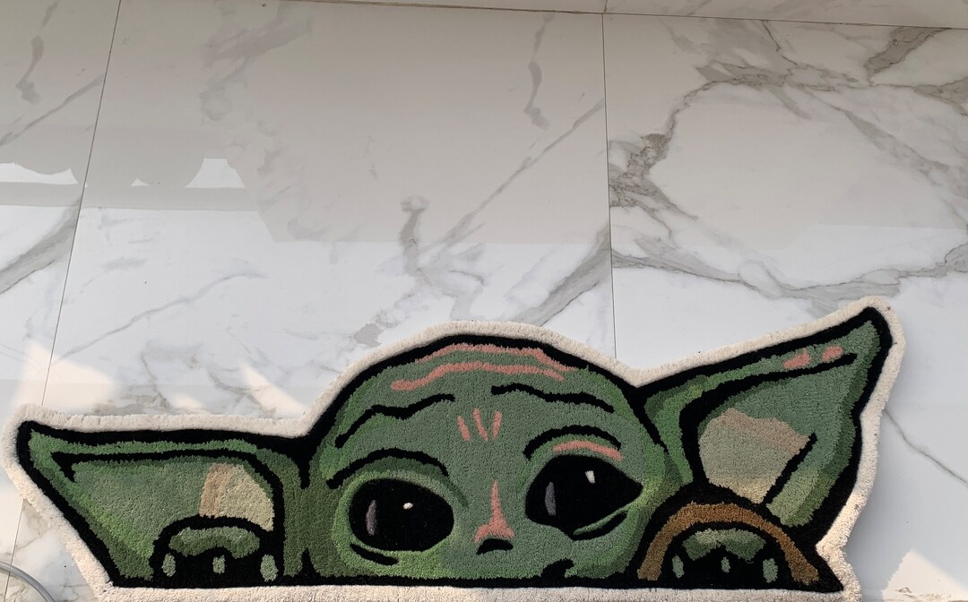BABY YODA grogu RUG Etsy