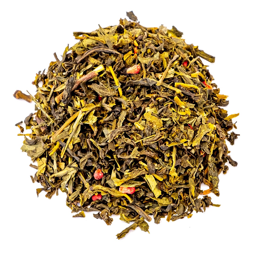 Bohemian Raspberry natural Flavourite Green Loose Leaf Tea 50g Etsy