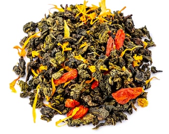 Té Oolong de bayas de Goji - Té Oolong de hojas sueltas 50 g