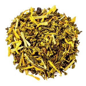 Japanese Sendai Lemon Sencha - Premium Loose Leaf Green Tea - 50g Caffeine-Free