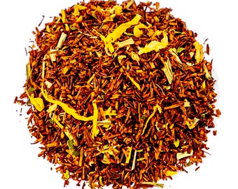 Rooibos con limón y jengibre tailandés - Té de hojas sueltas de rooibos 50 g