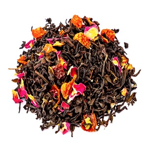 Rose - Natürlicher aromatisierter Loserblatt-Schwarztee 50g.