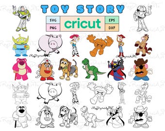 Toy Story Characters Svg Bundle, Toy Story Png, Toy Story Clipart, Toy Story Cricut Png, Family Trip Png, Vacay Mode Png, Family Vacation