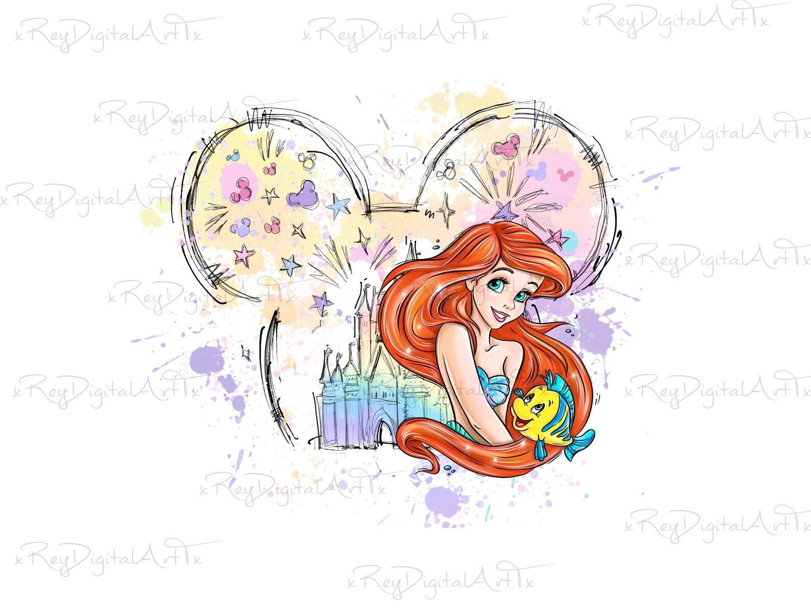 Princess Ariel Png Bundle, 8 Ariel Design, Ariel Birthday, Princess ...