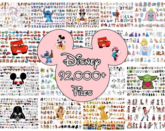 92.000+ Mega Svg Bundle Cricut File, Stitch Svg, Frozen Svg, Winnie svg, Lion King Svg, Toy Story, Cricut Silhouette, Svg Files Clipart