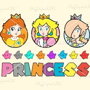Super Mario Prinzessin, Prinzessin Peach png, Prinzessin Daisy png, Prinzessin Rosalina Png, Mario Prinzessin Png, Prinzessin Peach Clipart