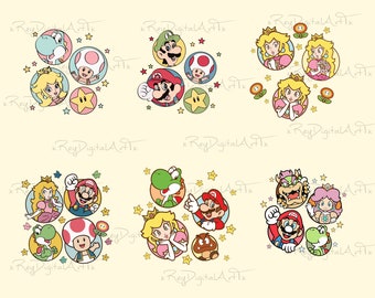 Super Mario Png, Super Mario Birthday Png, Princess Peach Png, Mario Princess, Super Mario Bros, Mario Png, Super Mario Bundle