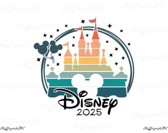 Colorful Castle SVG, Family Trip Svg, Family Vacation Png, Magic Kingdom, Princess Castle Svg, Svg Files For Cricut, Layered Cut File