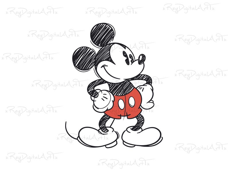 Paquete de bocetos Svg, bocetos de ratón Svg, archivos Svg para Cricut ...