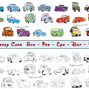 Auto's tekens gesneden bestand, auto's Cricut, auto's silhouet Svg, auto's clipart, auto's Svg, auto's gelaagd, Instant Download, auto's gesneden bestand, digitaal