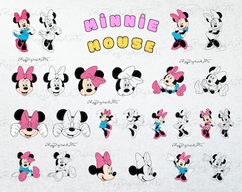 120+ Files Mouse Svg Bundle, Svg Files For Cricut, Mouse Clipart, Mouse Cut File, Digital Download, Silhouette Svg, Mouse Layered, Eps, Dxf