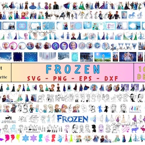 1600+ Frozen Svg Bundle, Frozen Clipart, Svg Files For Cricut, Elsa Svg, Anna Svg, Frozen Cricut, Princess Svg, Frozen Silhouette, Digital