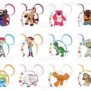 Bundle voyage en famille 2024, Svg, vacances en famille 2024, Toy Story Svg, Buzz l'Éclair Svg, Woody, Toy story Cricut, Toy Story Brithday