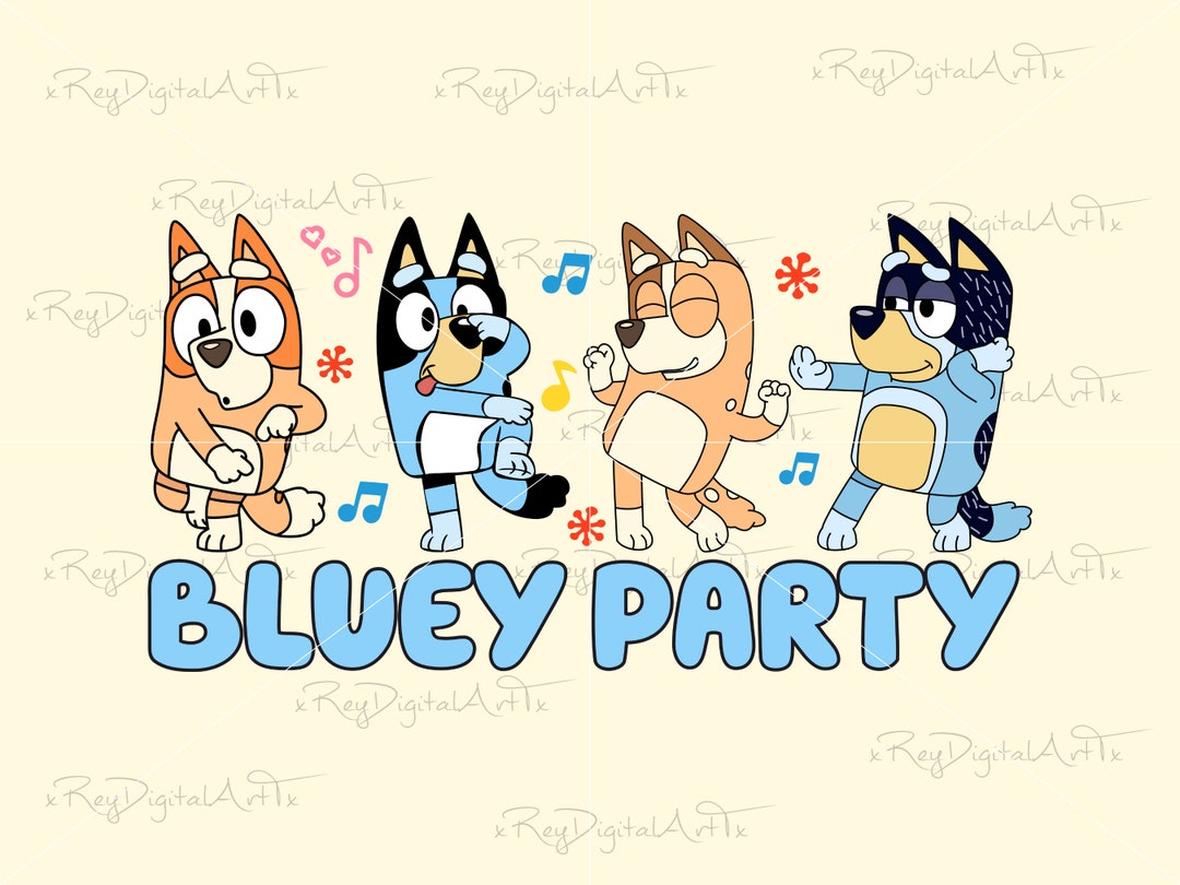 Bluey Family Party Image Png Bluey Party Bluey Svg Bluey - Etsy Australia