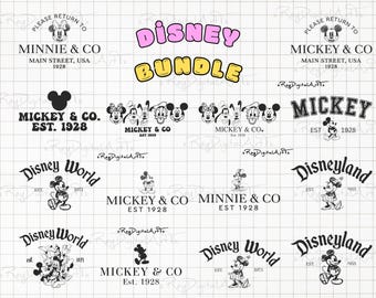 Mouse Co. Svg Bundle, Svg Files For Cricut, Family Vacation Svg, Family Trip Png, Mouse Layered, Digital Sihouette, Mouse Sublimation