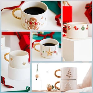 Coffee cup, tea cup, snow, snowflake, mug, Christmas, Merry Christmas