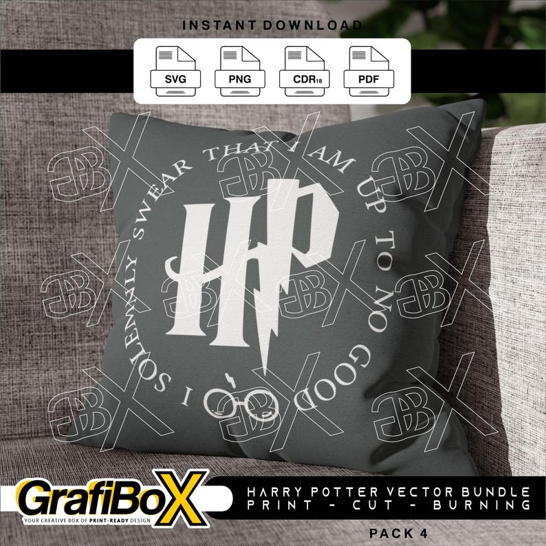 Harry Potter and Hogwarts Vector Bundle Pack 4 - Cut Print Burn File ...