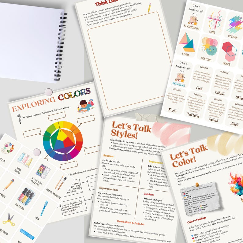 Kids Art History Activity | Introduction to Art Unit Study | Learn ...