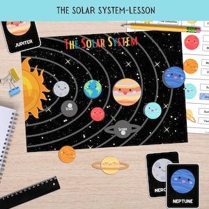 Solar System Learning Kit: Montessori Science, Astronomy Activity (PDF Download)