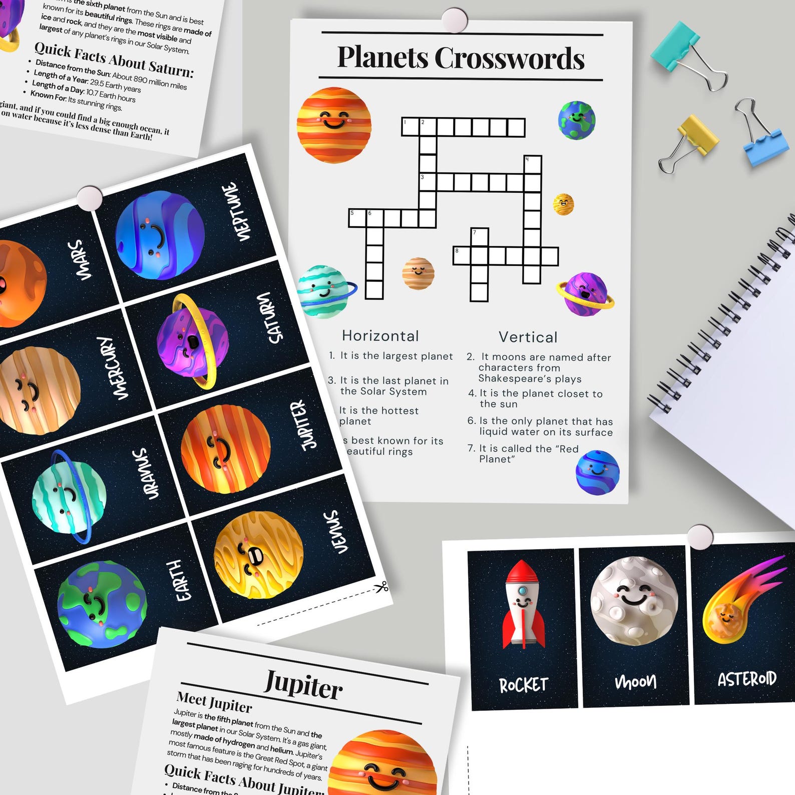 Space Unit Study for Kids | Planets, Moon Phases, Astronauts & Solar ...