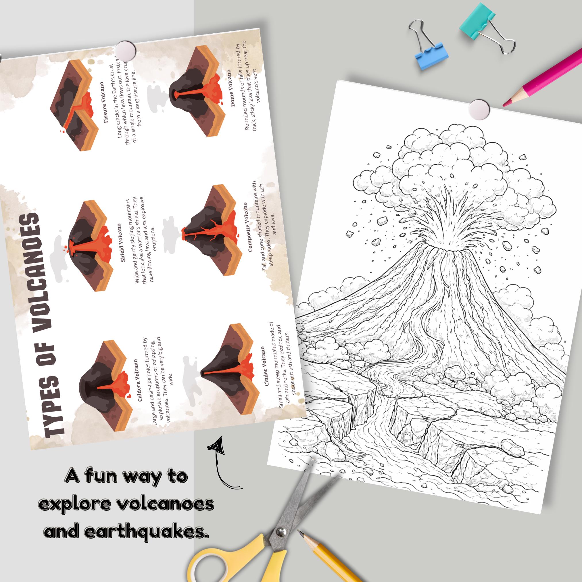 Volcanoes & Earthquakes Unit Study Printable | Earth Science for Kids ...