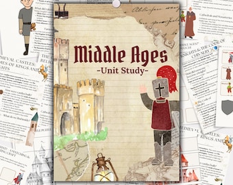 Middle Ages Unit Study: Printable History Lessons for Kids (PDF)