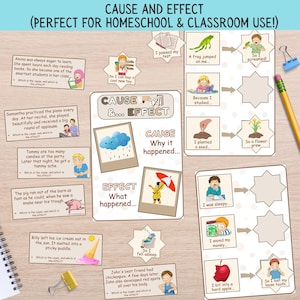 Cause and Effect Learning Kit: Montessori Toddler Activity (Digital Download)