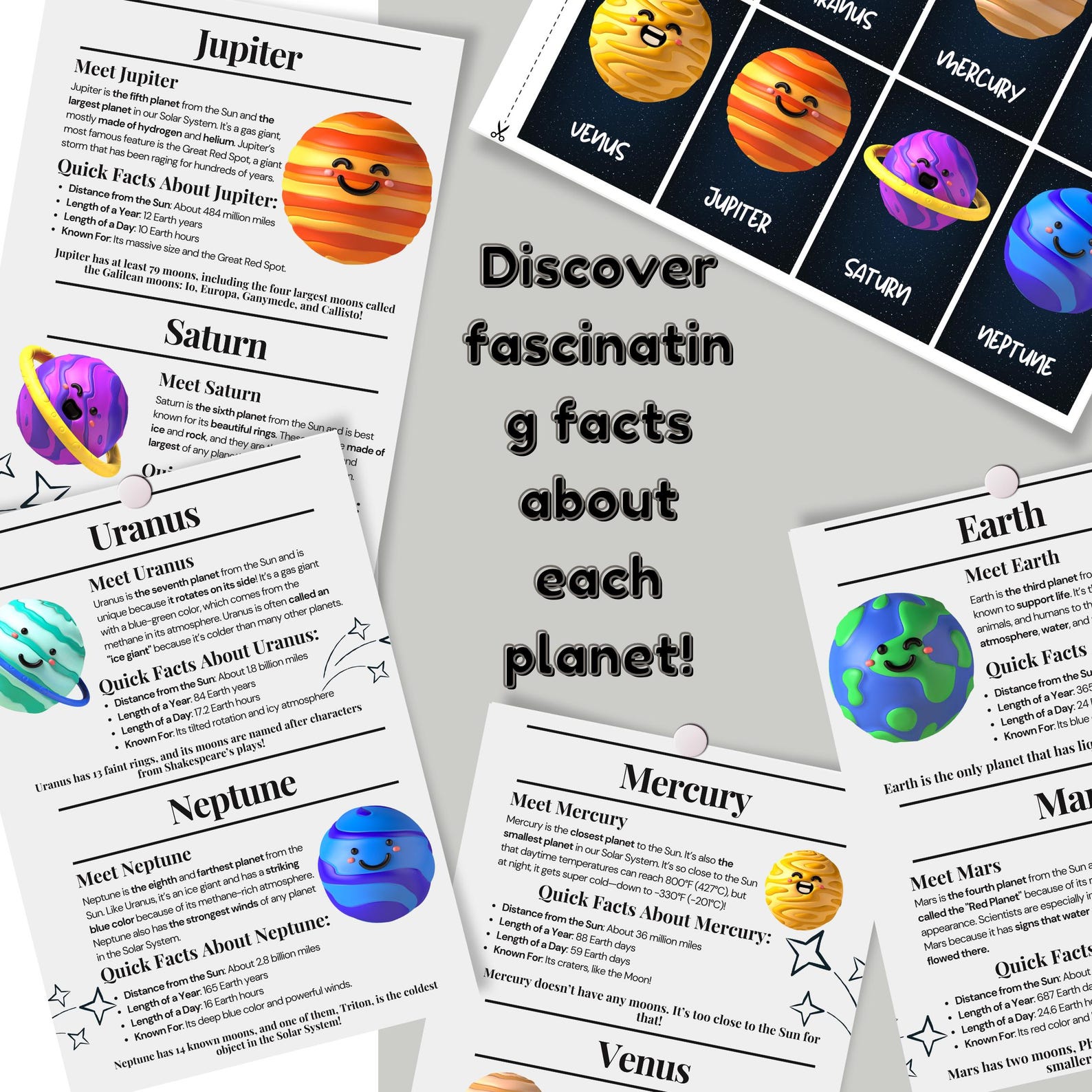 Space Unit Study for Kids | Planets, Moon Phases, Astronauts & Solar ...