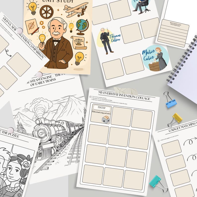 Inventions Unit Study for Kids | Discover Famous Inventors & Their ...